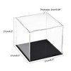 Unique Bargains Acrylic Self-Assembly Dustproof Collectibles Display Case - 2 of 4