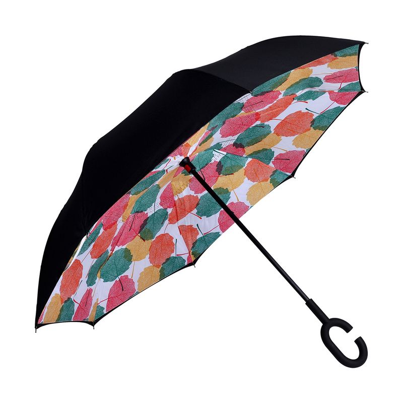 Windproof Inverted Reverse Close Umbrella, 1 of 5