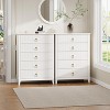 COZONY 42.9" Tall Fluted 5-Drawer Dresser, Modern Wood Chest of Drawers for Bedroom, Storage Organizer Cabinet for Living Room, Hallway - 3 of 4