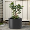 PexFix 15.5" x 20" Heavy Duty Corten Steel Round Raised Garden Bed Black Planter Box for Outdoor Vegetables Flowers Herbs - 4 of 4