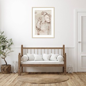 Amanti Art Sketched Birds by Eli Jones Wood Framed Wall Art Print - 1 of 4