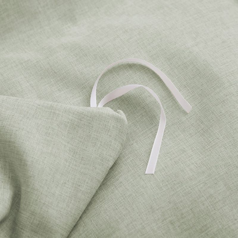 Peace Nest Faux Linen Duvet Cover Set, Linen Like Textured Durable Comfy Duvet Cover, 4 of 6