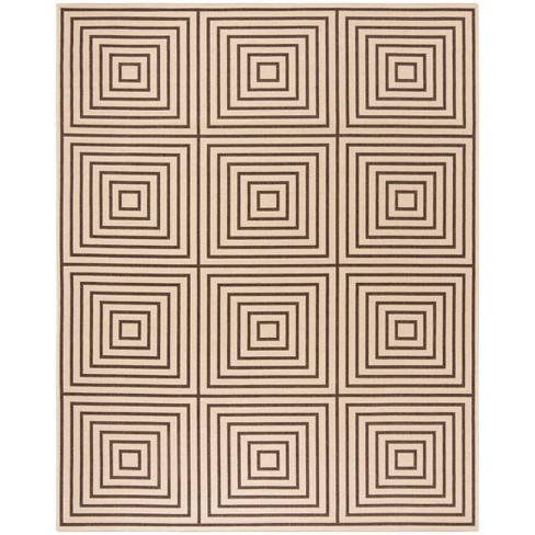 9 X12 Geometric Loomed Area Rug Cream Brown Safavieh Safavieh Willow Shag Cream Dark Brown Round Indoor Machine Made Area Rug Common 7 X Actual 6 Ft Dia In The Rugs Section Of Lowes Com