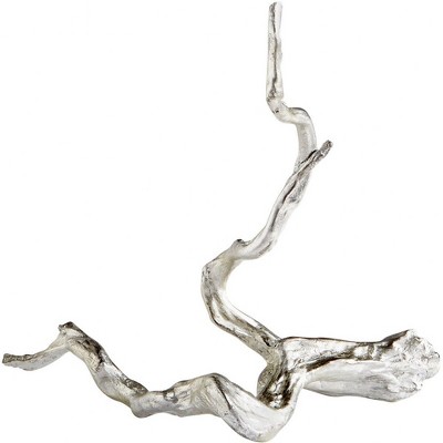 Cyan Design - Drifting Silver - Small Sculpture - 11.5 Inches Wide By 14.25 Inches High