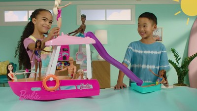  Barbie Toy Boat Playset, Dream Boat with 20+ Pieces