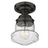 Z-Lite Vaughn 1 - Light Flush Mount in  Bronze - 3 of 4