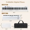 Costway 88-Key Folding Electric Piano Keyboard Semi Weighted Full Size MIDI Toy - 2 of 4