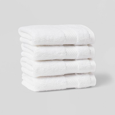 White Classic Luxury 100% Cotton Washcloths Set Of 12 - 13x13 Light-grey :  Target