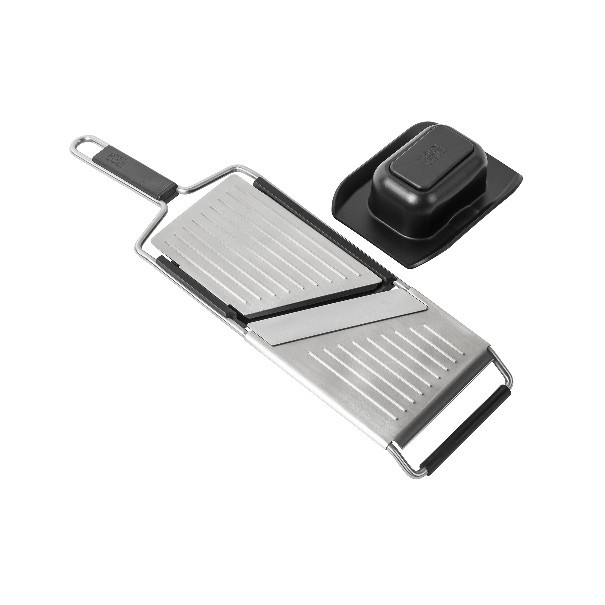 Kuhn Rikon Essential Mandoline Slicer with Adjustable Stainless Steel Blade for Vegetables & Fruit