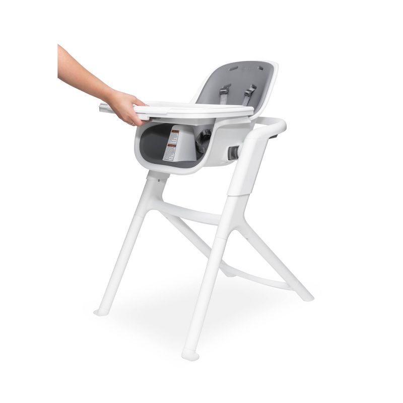 4moms Connect High Chair - White/Gray, 6 of 8