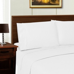 1000 Thread Count Lyocell-Blend Solid Deep Pocket Luxury Bed Sheet Set by Blue Nile Mills - 1 of 4