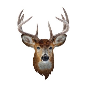 Madd Capp I Am Buck Head-Shaped 550pc Jigsaw Puzzle - 1 of 4