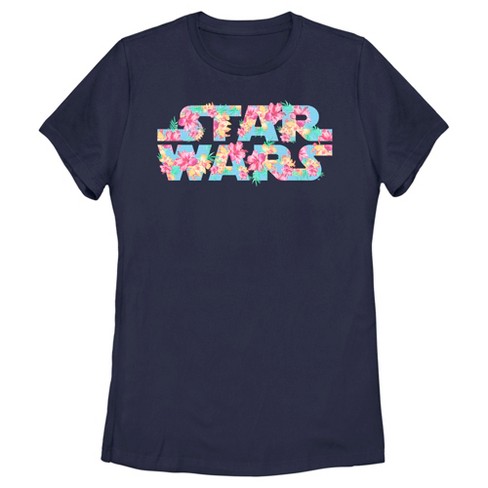 Women's Star Wars Floral Hibiscus Logo T-Shirt - image 1 of 4