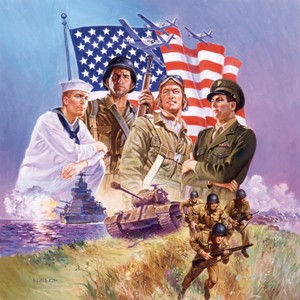 Sunsout The Armed Forces 500 pc Jigsaw Puzzle 67112 - 1 of 3