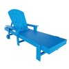 WestinTrends Malibu 3 Piece Adirondack Reclining Chaise Lounge With Arms & Wheels - 4 of 4