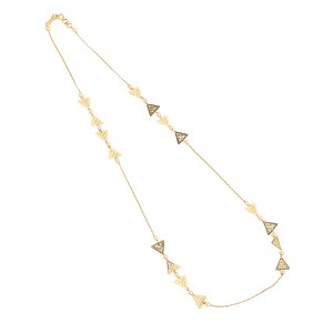 SOHI Women's California Gold The Aziza Longchain Necklace - 1 of 4