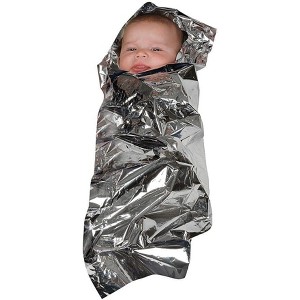 MABIS Sterile Foil Baby Bunting Emergency Heat-Conserving Baby Blanket for Newborns and Infants - 1 of 1