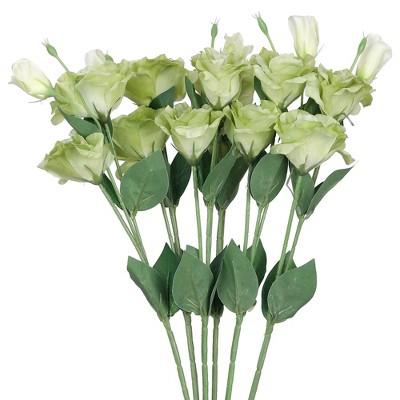 REGALWOVEN Home Decor Artificial Eustoma Lisianthus Long Stem Flowers 26" 6 Pcs