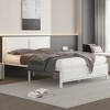 Twin/Full/Queen Size Bed Frame with Wood Headboard and Footboard, 14 Inch Platform Mattress Foundation, No Box Spring Needed Bed - 2 of 4