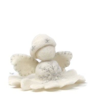 Slickblue Handcrafted 3"x4" Angel Ornament – Complements Your Home with Peaceful Charm