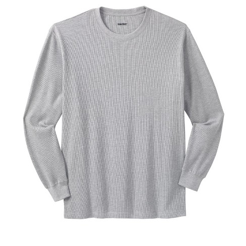 Mens Men's Thermal Waffle Knit Long Sleeve Shirt 