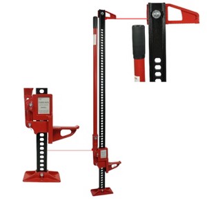 High Lift Farm Jack - Ratcheting Utility Jack with 3 Ton (6,600 Lb) Capacity, Car Jack Adjustable Range 6" to 55" for Cars, Trucks, ATVs, and SUVs - 1 of 4