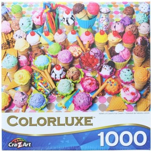 Cra-Z-Art Variety Of Colorful Ice Cream 1000 Piece Jigsaw Puzzle - 1 of 4