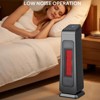 ROVSUN 23''H Electric Space Heater w/ Remote Control, Portable Tower Heater, 70° Oscillating, Adjustable Thermostat, Tip-over & Overheat Protection - 3 of 4