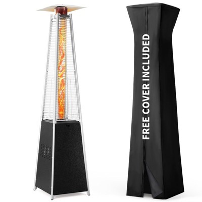 Pamapic 42,000 BTU Residential Propane Patio Heater with Cover