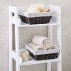 Farmlyn Creek 3-Pack 9 inch Square Wicker Storage Baskets with Liners - Small Woven Bins for Organizing Kitchen and Closet Shelves - 3 of 4