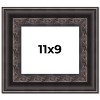 PosterPalooza | Photo Size 3.5" Wide Ornate Black Frame - UV Acrylic, Foam Board Backing, Hanging Hardware - 2 of 4