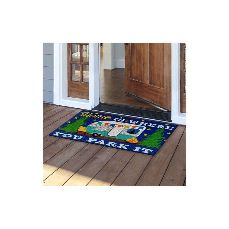 Home Is Where You Park It Coir Everyday Doormat 30" x 18" Indoor Outdoor Briarwood Lane, 2 of 4