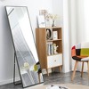 DOMETOUR 4th Generation Gray Solid Wood Frame Full Body Mirror, Dressing Mirror, Bedroom Porch Decorative Mirror, Floor Mirror, Wall Mirror - 4 of 4