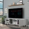 NicBex TV Stands for 70 inch TV,Modern Entertainment Center with 4 Open Shelves,TV Console for Living Room, Bedroom, Home - 2 of 4