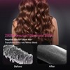 YEVYO Ionic Hair Dryer with 5 Magnetic Attachments - Fast Dry Blow Dryer with Diffuser, Quiet Design, Smart Temp Control - Rose Red + Silver - 3 of 4
