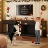 Whizmax 47" Dog Crate Furniture - Wooden TV Stand Kennel with 2 Drawers & 4 Shelves, Decorative Storage Cabinet for Large Dogs, Indoor Pet Cage - 4 of 4