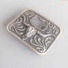 phiestina Vintage Silver Plated Long Horn Bull Bottle Opener Belt Buckle, Heavy Duty Zinc Alloy - 2 of 4