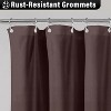 LunaLulinlk Brown Farmhouse Shower Curtain with Hooks - 4 of 4