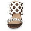 Allegra K Women's Open Toe Polka Dots Stiletto Heel Slides Sandals - 2 of 4
