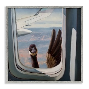 Stupell Industries Goose in Airplane Window Scene, 12" x 12" - 1 of 4