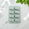 Unique Bargains Ice Tray 8-Cavity Cow Ice Mould with Lid Irregular Hand Wash Only Silicone 6.30"x4.33"x1.18" 1 Pc - 2 of 3
