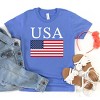 The Juniper Shop USA Flag Solid Youth Short Sleeve Tee - 4 of 4