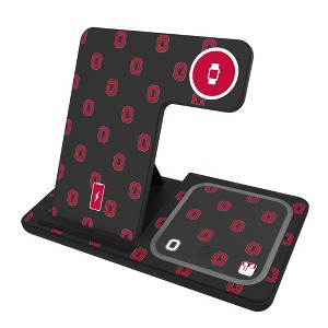 Keyscaper NCAA Big Ten Universities Fashion Pattern 15-Watt 3 in 1 Charging Station - 1 of 4
