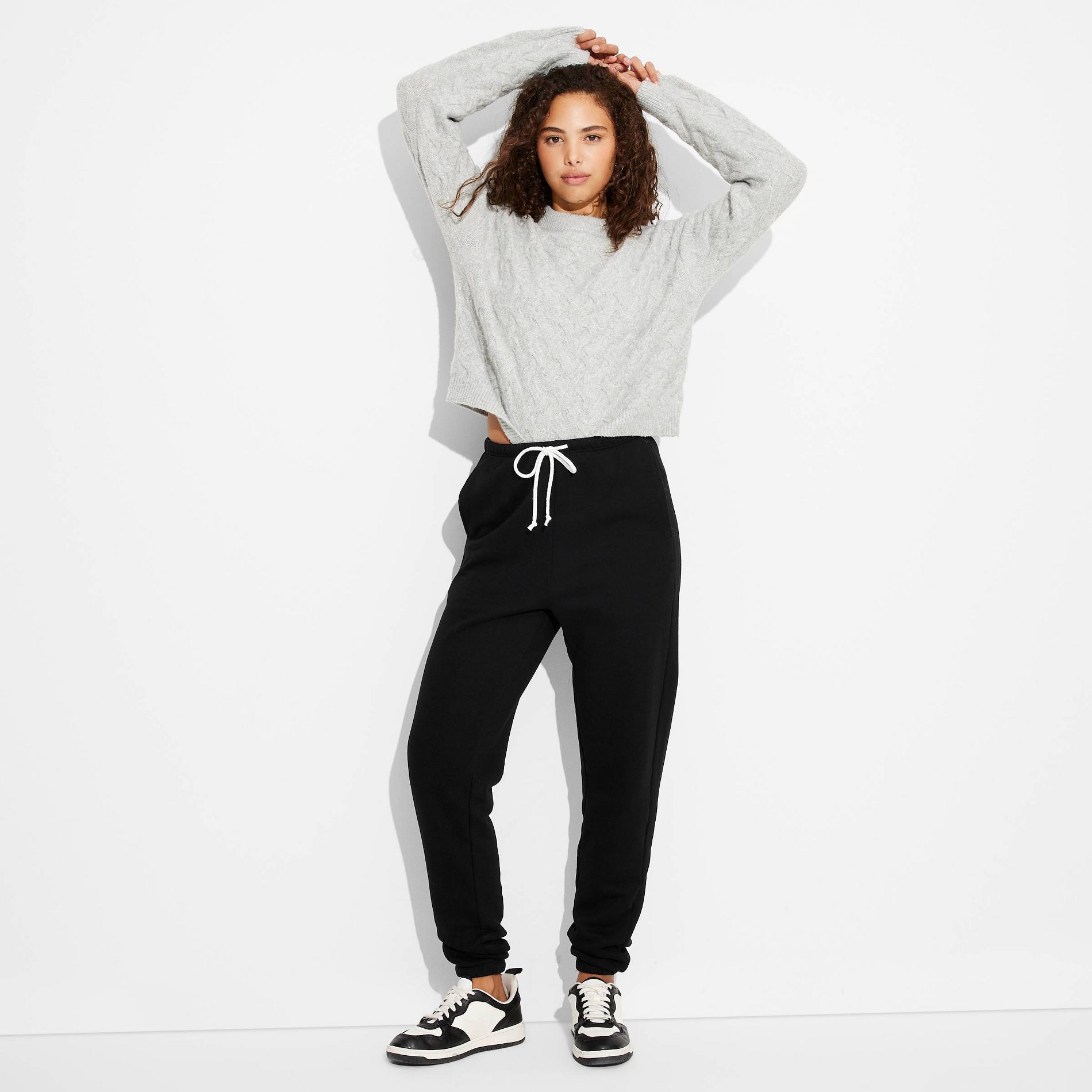Women's High-Rise Slim Fit Joggers - Wild Fable™