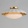 Maxim Lighting Primrose 1 - Light Flush Mount in  Matte White/Gold Leaf - 2 of 4
