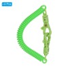 Unique Bargains Retractable Plastic Lobster Clasp Coil Spring Keychain 4 Pcs - 3 of 4