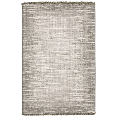Captiv8e Designs Grimaldi Weathered Textures Beige/Black Indoor/Outdoor Rug