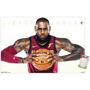 Trends International NBA Cleveland Cavaliers - Lebron James 17 Unframed Wall Poster Prints - 1 of 4
