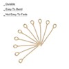 Unique Bargains DIY Craft Necklaces Bracelets Earrings Jewelry Making Iron 21 Gauge Eye Pins 200 Pcs - 4 of 4
