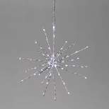 12in Cascading LED Glitter Starburst Christmas Novelty Silhouette Light Cool White - Wondershop™